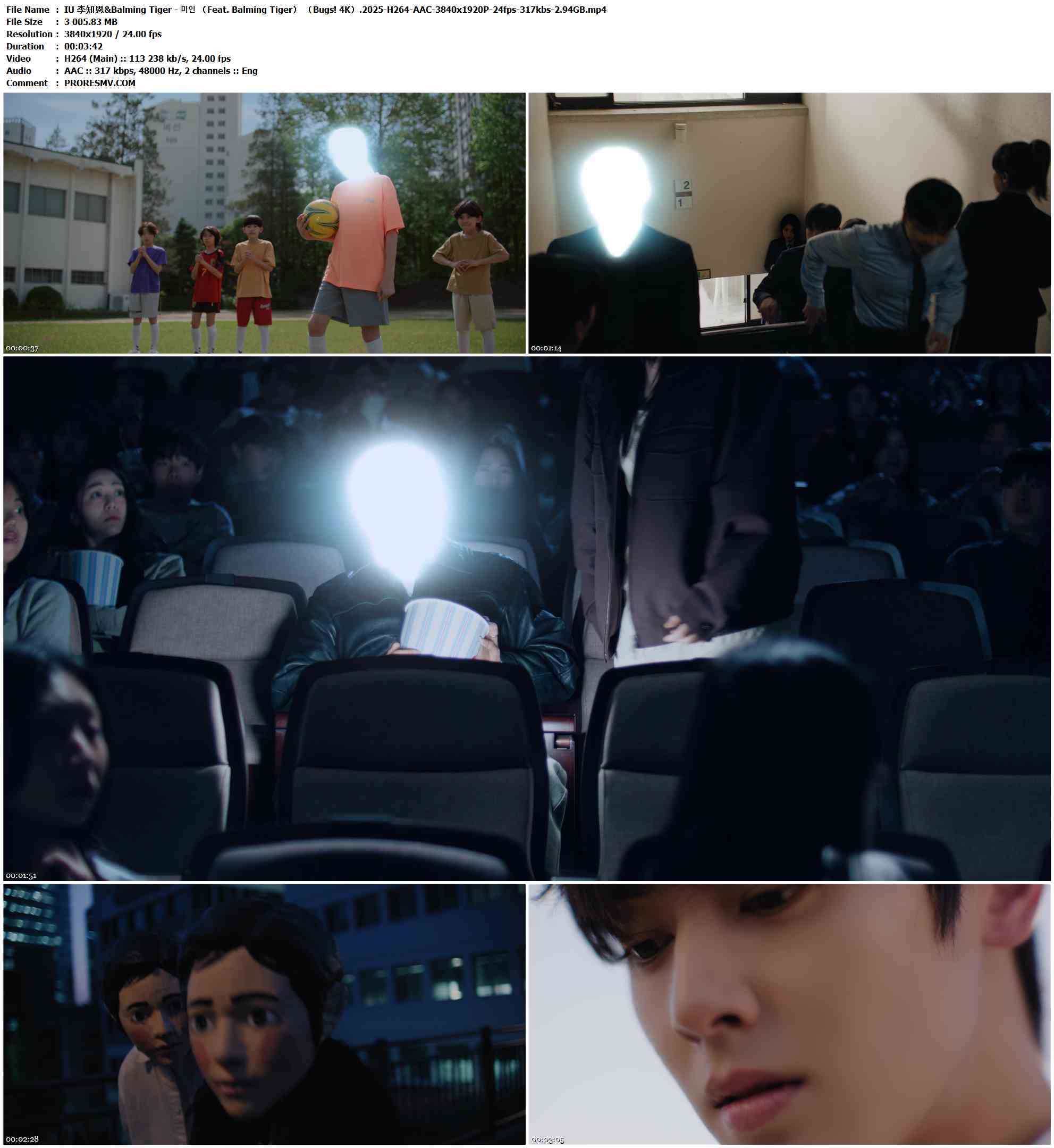 IU 李知恩&Balming Tiger - 미인 （Feat. Balming Tiger） （Bugs! 4K）.2025-H264-AAC-3840x1920P-24fps-317kbs-2.94GB官方MV_高清MV